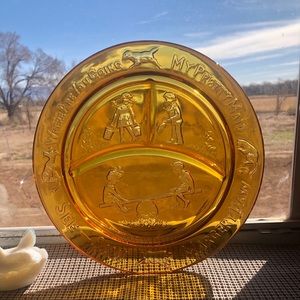 Vintage Tiara child’s plate in excellent shape.